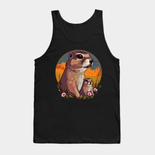 Prairie Dog Fathers Day Tank Top